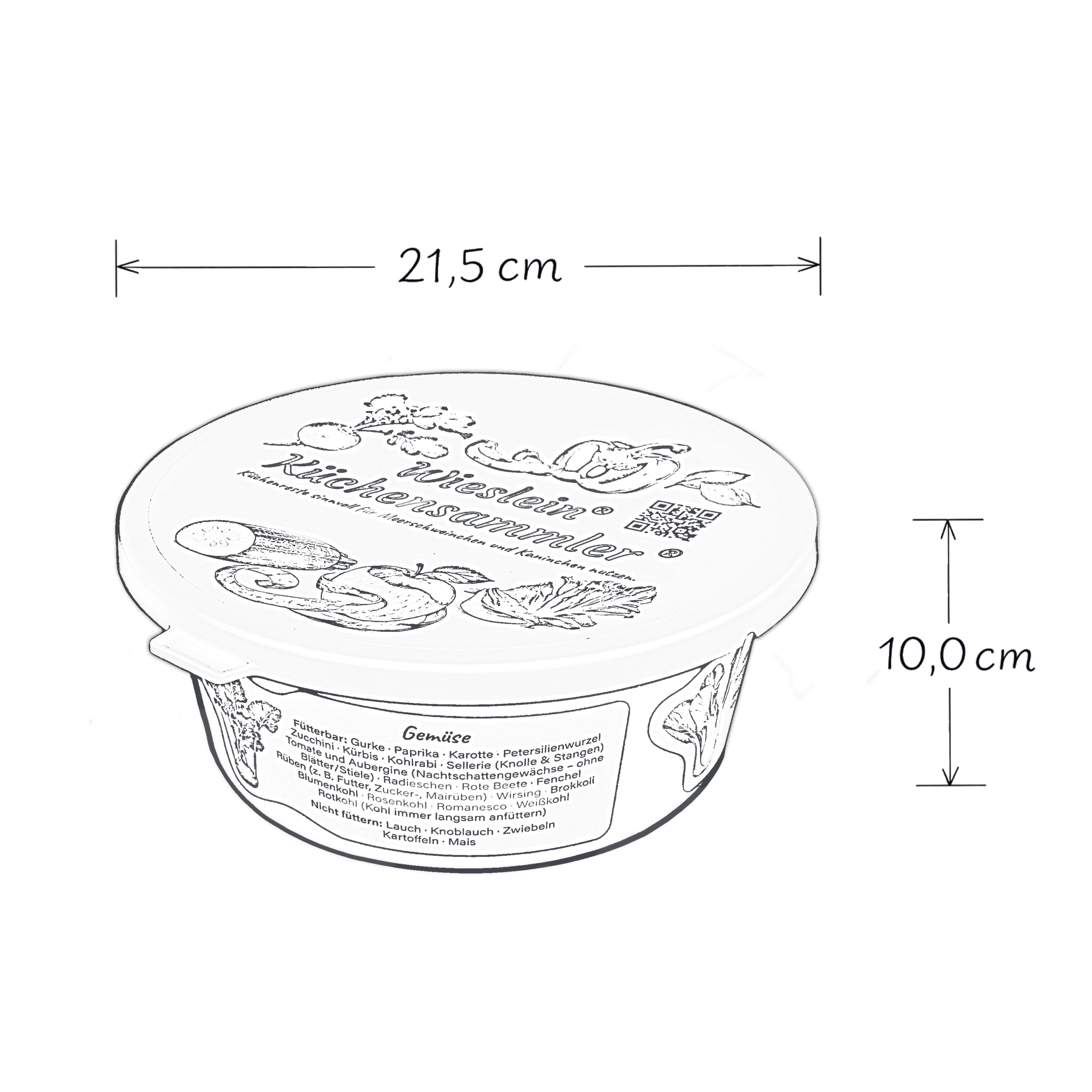 Küchensammler Maßzeichnung